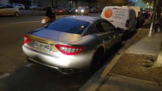 2009 maserati granturismo S 440 ch in PAris France [upl. by Attaymik18]