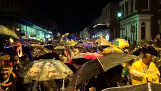 Mardi Gras Galveston Funky Umbrella Parade [upl. by Aihsiek]