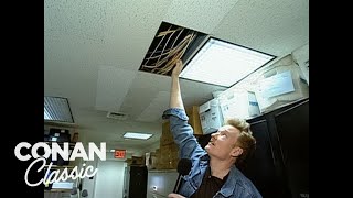 Conan Gives A Tour Of The quotLate Nightquot Offices  Late Night with Conan O’Brien [upl. by Attekal]