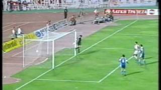 olympiakos vs anorthosis 21 199899 champions league qualifications [upl. by Burny]