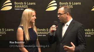 Riza Bozoklar of Petkim Petrokimya Holding  Bonds amp Loans Awards Turkey 2014 [upl. by Ettenahs]