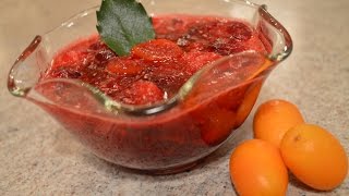 How to Make Kumquat Cranberry Sauce Made in Niagara with Kimberly [upl. by Shipley]