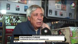 Aumentaron un 50 el precio de los cigarrillos [upl. by Grant]