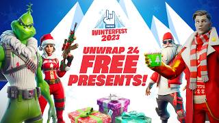 Fortnite Winterfest 2023 ALL PRESENTS [upl. by Uyekawa]