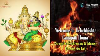 Uchchhishta Ganapati Homa  AstroVedcom [upl. by Neerod561]