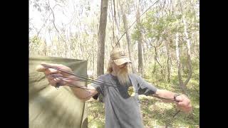 Hammock Camping Tarp State Forest Car Camping [upl. by Annatnom]