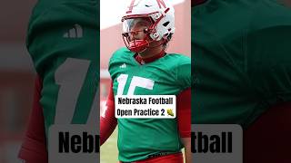 Nebraska Football’s 2nd Open Practice 👀🌽  Huskers GBR [upl. by Rodriguez997]