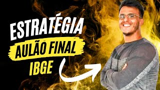 Aulão Final  Revisão para Recenseador Concurso IBGE 2022 [upl. by Hamilah]