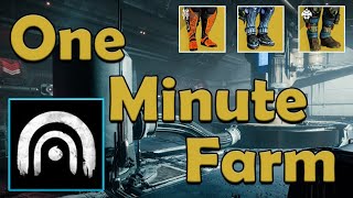 Easy Exotic Farm Today One Minute Clear Solo Lost Sector Today Skydock IV [upl. by Kos88]