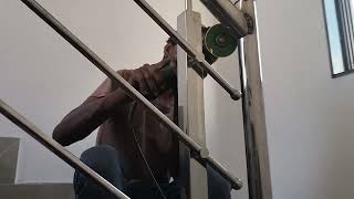 SS Stair Railing fiting viralvideo trandingmotivation [upl. by Gnoh]