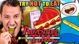 Try Not To Eat  Adventure Time Jakes Perfect Sandwich Royal Tart Finn Cakes  People vs Food [upl. by Gaspard714]