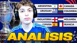 ¿QUIEN GANA LA COPA AMERICA ¿Y LA EUROCOPA ANALISIS DE LAS SEMIFINALES 2024 [upl. by Teerpnam]