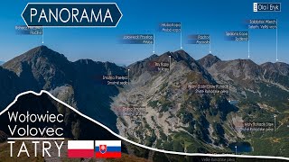 Panorama z Wołowca  Tatry Zachodnie [upl. by Noraha]