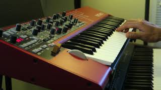 ELP  From the beginning  ending synth solo  Nord Lead A1 [upl. by Chellman614]