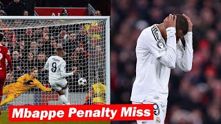 Liverpool Fans Crazy Reactions to Mbappe Penalty Miss vs Liverpool [upl. by Nedlog]