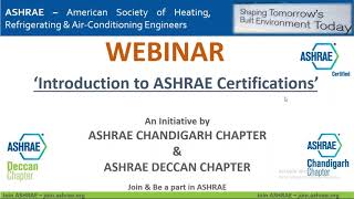 Introduction to ASHRAE Certifications [upl. by Adoh]