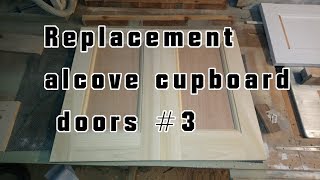 Replacement alcove cupboard doors 3 Making the beading cutting amp planing small section timber [upl. by Lalad]