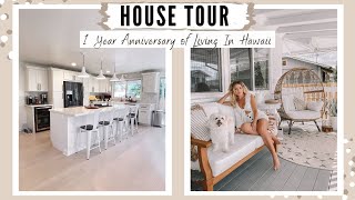 Our First House Tour  1 Year Anniversary of Living In Hawaii [upl. by Nireves142]