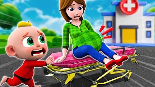 Pregnant Mommy Got A Boo Boo  Taking Care of Mommy  More Funny Kids Songs amp Nursery Rhymes [upl. by Osterhus307]