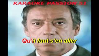 KARAOKE YVES MONTAND  Quand un soldat 1952 KARAOKE PASSION 51 [upl. by Rexanna74]