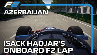 F2 2024 Isack Hadjar Baku Onboard Lap  Assetto Corsa [upl. by Albers776]