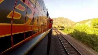 BNSF Special trains eye view at Cajon Pass [upl. by Droffilc]