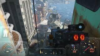 Ambushing the Ambusher and jumping from building in PowerArmor [upl. by Hubert343]