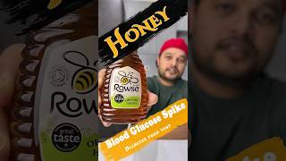 Can Diabetic eat Honey Honey raise blood sugar honey type2diabetes continousglucosemonitor [upl. by Lemrahc]