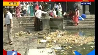 Nashik  Panchavati Garbage In Godavari In Chhat Puja [upl. by Ping]