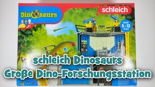 🦕 schleich Dinosaurs Große DinoForschungsstation 41462  UNBOXING [upl. by Nohs]