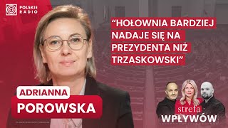 Ministra Porowska Hołownia bardziej nadaje się na prezydenta niż Trzaskowski I Strefa Wpływów [upl. by Hilbert]