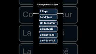 How to Master French Reading Skills pillage fondateur lamentalité [upl. by Laehplar435]