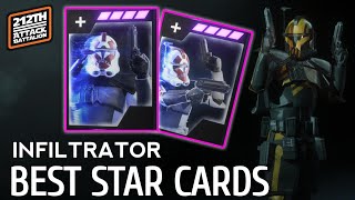 Infiltrator BEST STAR CARDS amp BUILD 2023  Battlefront 2 [upl. by Schroder]