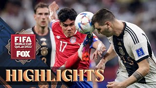 Costa Rica vs Germany Highlights  2022 FIFA World Cup [upl. by Waldo]