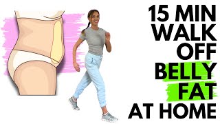 15 Minute Walking Exercises to Lose Belly Fat [upl. by Delanty]