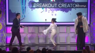 Liza Koshy Wins the INSTANT Breakout Creator Award  Streamy Awards 2016 [upl. by Yrral]