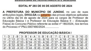 QUAL SERÁ A NOTA DE CORTE PARA O CONCURSO DE PEB 1 JUNDIAÍ [upl. by Anertac]