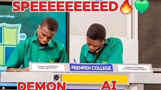 How Prempeh College Destroyed Mawuli school in speed race  NSMQ 2023 [upl. by Etnor]