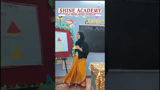 Montessori Teacher Training session  Shapes day presentation  Shine Academy [upl. by Acinorej212]