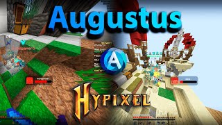 Destroying Hypixel wAugustus Client  AutoblockAuraSpeedScaffoldNoslow [upl. by Enenstein489]