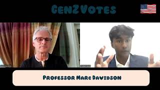 Professor Marc Davidson Ethics and Climate Change  GenZ Votes Interview Ep 07 [upl. by Nitaj386]