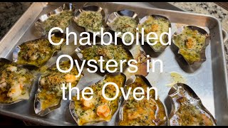 Charbroiled Oysters in the Oven oysters oven cooking horsdoeuvre appetizers [upl. by Nadler639]