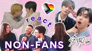 My gay friends react to MINSUNG moments 🌼 from Stray Kids [upl. by Yoral]