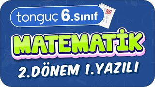 6Sınıf Matematik 2Dönem 1Yazılıya Hazırlık 📑 2024 [upl. by Humfrid]