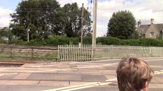 Helpston level crossing cambs Saturday 1815 [upl. by Laktasic]