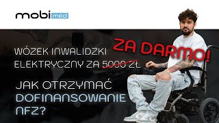 Wózek inwalidzki elektryczny ZA DARMO To bardzo proste Zobacz Jak uzyskać Dofinansowanie NFZ [upl. by Bridwell]