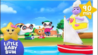 Canzone di Row Your Boat  Little Baby Bum  Moonbug Kids  Cartoni Animati [upl. by Couture233]