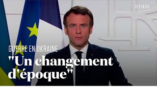 L’intégralité du discours dEmmanuel Macron sur la guerre en Ukraine [upl. by Niotna]