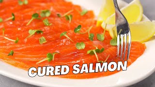 Quick amp Easy CURED SALMON amp How to Cure Salmon or Trout in 3 min Recipe by Always Yummy [upl. by Roath542]