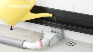 Монтаж душевого трапа Viega Advantix Vario Wall Drain [upl. by Naitsirhc]